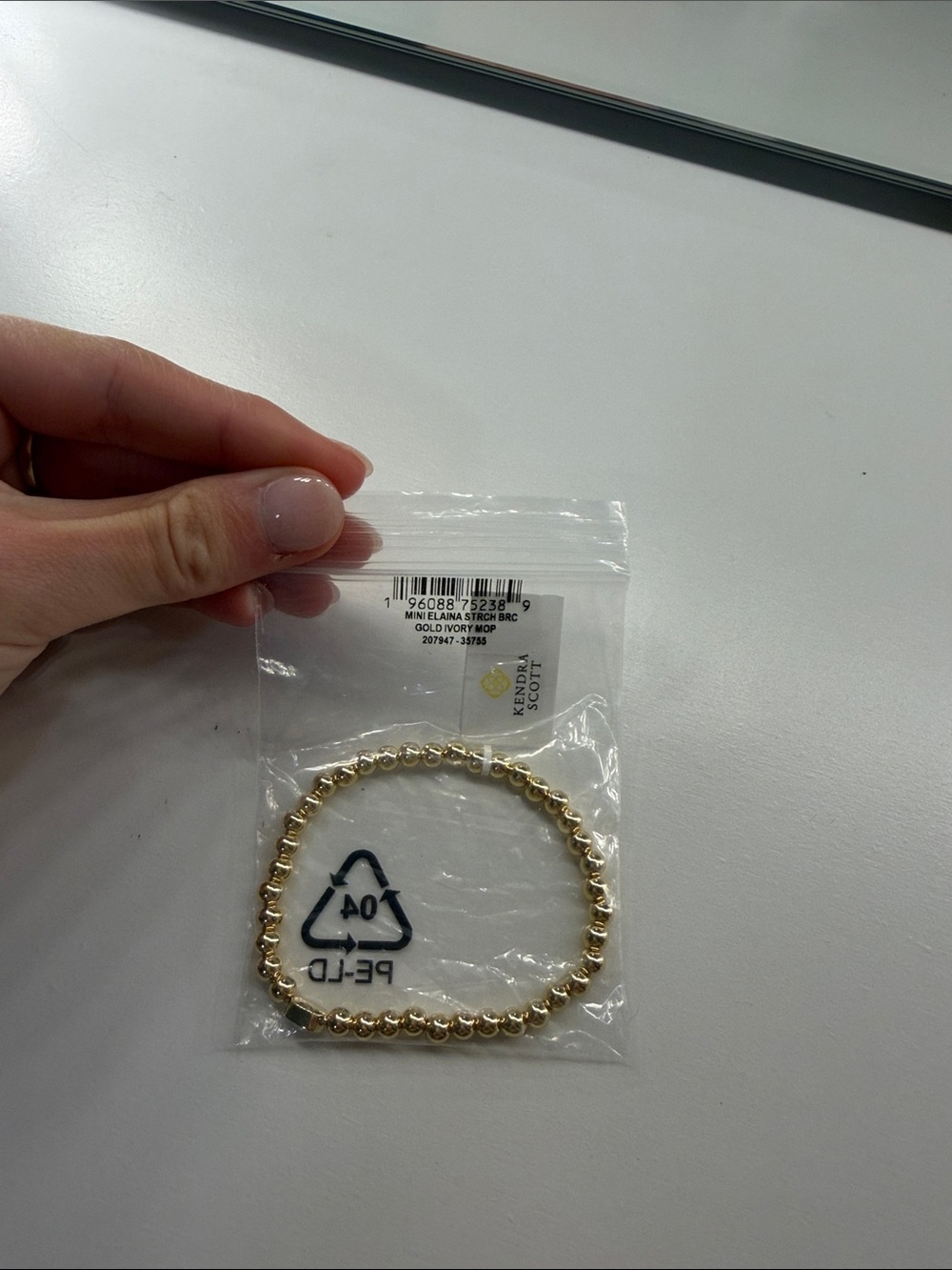 Kendra Scott NWT Gold Mini Elaina Bracelet